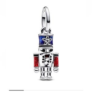 Pandora Moveable Sterling Silver Nutcracker Dangle Charms